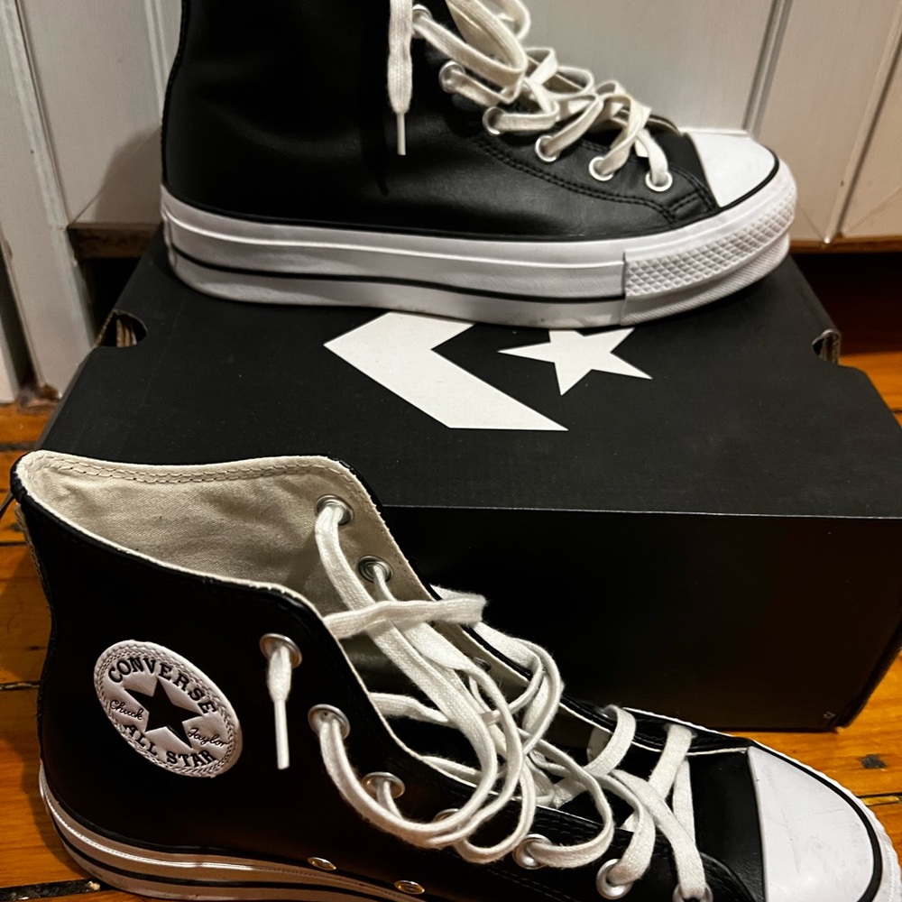 Converse All Star Black Leather